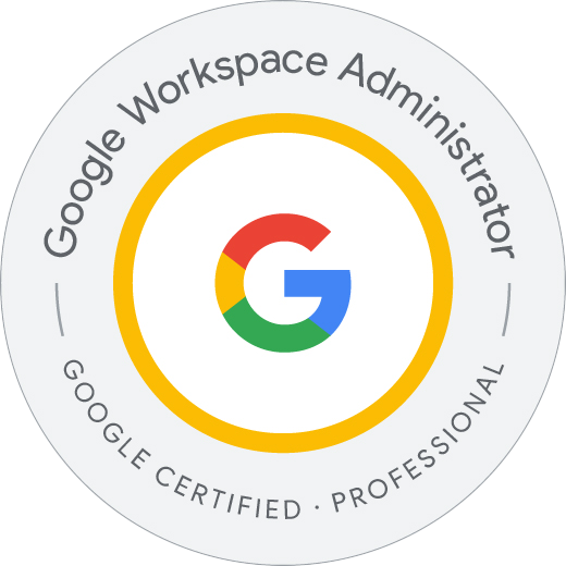 immagine certificazione google workspace administrator